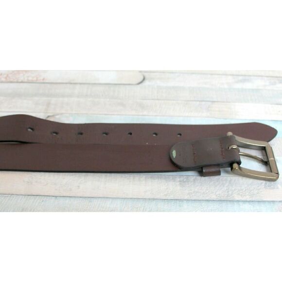 GOODFELLOW BROWN BONDED LEATHER 1 3/8"Wd CASUAL WOMEN'S BELT Sz M (44M - Picture 10 of 10